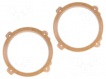 Spacer ring | MDF | 165mm | Opel | impregnated,varnished