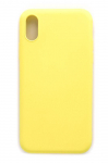Back panel cover Evelatus Apple iPhone X/Xs Nano Silicone Case Soft Touch TPU Yellow