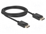 Cable | DisplayPort plug,both sides | DisplayPort 2.1 | Len: 2m