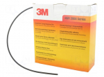 Heat shrink sleeve | glueless,thin walled | 3: 1 | 3mm | L: 10m | black