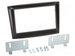 Radio frame | Fiat | 2 DIN | black