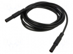 Test lead | 32A | banana plug 4mm,both sides | insulated | Len: 2m