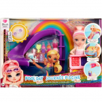 MGA Entertainment Rainbow High Little - Pool Day with Blush Playset