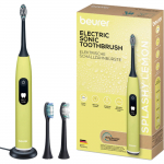Beurer SC 50 Splashy Lemon Green Planet, Electric Toothbrush yellow, incl. 2 brush heads