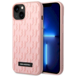 Karl Lagerfeld KLHCP14MRUPKLPP hardcase 3D Monogram for iPhone 14 Plus / 15 Plus 6,7" / pink