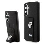 Karl Lagerfeld KLHCS23FEGSAKCPK Gripstand Saffiano Karl&Choupette Hardcase for Samsung Galaxy S23 FE / black