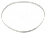 Timing belt | T5 | W: 12mm | H: 2.2mm | Lw: 840mm | Tooth height: 1.2mm