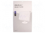 Privacy filter | natural (transparent) | Thk: 0.5mm | 19"