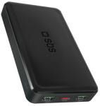 Energy storage SBS 10000mAh 20W Black USB-A USB-C PD