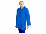 Coat | ESD,unisex | blue (dark) | M | <100G&Omega; | 115g/m2