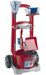 Theo Klein Vileda broom wagon, children's home appliance (red / gray)