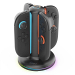 iPega SW2052 Charger Dock with RGB for JoyCon Controllers Nintendo Switch 2 / black