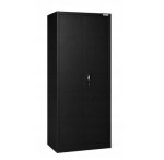 Iron Mate SATURN Metal Utility Cupboard 185x90x45 Black RAL9005