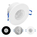 Turvas&uuml;steemid // Alarmi andurid // Czujnik ruchu PIR Maclean, do zabudowy, zasięg 8m, 600W/1200W, 220-240V AC, 50/60Hz, MCE821