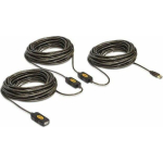 USB-kaabel Delock USB-A - USB-A 30 m Black (83453)
