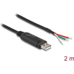 USB-kaabel Delock USB-A - RS-485 2 m Black (63509)