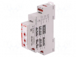 Timer | 1s&divide;10days | DPDT | 24VDC/8A,250VAC/8A | 12&divide;240VAC | 12&divide;240VDC