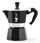 Bialetti Moka Express Black, Espressokocher f&uuml;r 6 Tassen