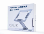 Gembird NBS-D1-03 Adjustable Laptop Stand / silver