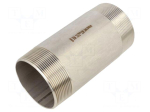 Splice terminal: connector pipe | stainless steel AISI 316L