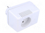 Enclosure: for power supplies | vented | X: 65mm | Y: 92mm | Z: 57mm | ABS