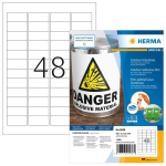 HERMA 9536 self-adhesive label Rectangle White 1920 pc(s)