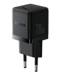 Adapter Baseus  Sienas atrais ladetajs Palm 20W USB-C QC3.0 PD3.0  melns P10111602113-00 (6932172672935)