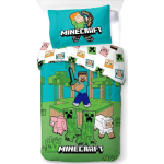For interior product  Bed Linen - Adult Size 140 x 200 cm - Minecraft Jungle Explore (1029465) (5714710021051)