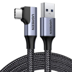 UGREEN US385 datu pārraides un uzlādes vads | USB-A uz USB-C | 15W | 1m | melns