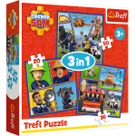M&auml;nguala | PC | Konsoolid | Tarvikud // Harivad m&auml;nguasjad | Interaktiivsed | Loomingulised | Kunstilised // Puzzle - 3w1 ( 20, 36, 50) - Dzień Strażaka Sama - Trefl 34868