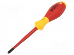 Screwdriver | insulated,slim | Phillips | PH2 | Blade length: 100mm