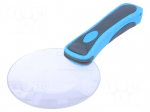Hand magnifier | Mag: x2 | Lens diam: 88mm