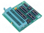 Multiadapter | IDC10,ZIF 40pin socket | base board