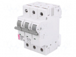 Circuit breaker | 400VAC | Inom: 20A | Poles: 3 | DIN | Charact: C | 6kA