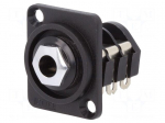 Socket | Jack 6,35mm | female | stereo | soldering | Case: XLR standard
