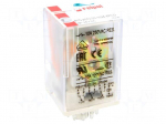Relay: electromagnetic | 3PDT | Ucoil: 24VDC | 10A/250VAC | 10A/24VDC