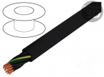 Wire | JZ-500-BK | 18G1mm2 | unshielded | 300/500V | PVC | Cu | stranded