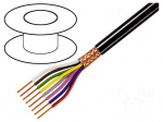 Wire | 8x0,75mm2 | braid made of copper wires | PVC FirestoP&reg; | 49V