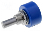 Potentiometer: shaft | single turn | 10k&Omega; | &plusmn;15% | 1W | linear | 6.35mm