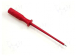 Test probe | 60V | red | Tip diameter: 1mm | Socket size: 2mm