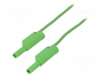 Test lead | 32A | 4mm banana plug-4mm banana plug | Len: 1.5m | green
