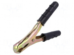Crocodile clip | 300A | Grip capac: max.30mm | Overall len: 140mm