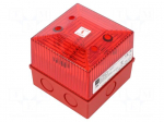 Signaller: lighting | flashing light | red | Series: FL40 | 24VDC | IP65