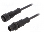 Cable: for sensors/automation | PIN: 5 | M12-M12 | B code-Profibus