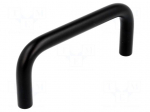 Handle | Mat: aluminium | black | H: 50mm | L: 100mm | W: 11mm