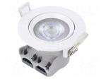 LED spotlight | 220/240VAC | 5W | neutral white | 36&deg; | 4000K | 420lm