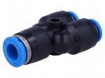 Push-in fitting | straight,Y-Yap spliYYer | -0.95&divide;6bar | Mat: PBT