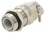 Cable gland | with earthing | PG9 | IP68 | brass | HSK-MZ-EMC