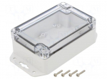 Enclosure: multipurpose | X: 80mm | Y: 120mm | Z: 45mm | ZP | ABS | IK07