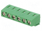 Connector: PCB terminal block | terminal | 13.5A | 300V | PIN: 6 | green
